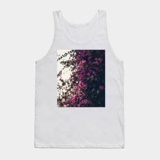 Purple Flowers Tank Top